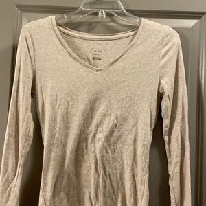 Long sleeve fitted T-shirt